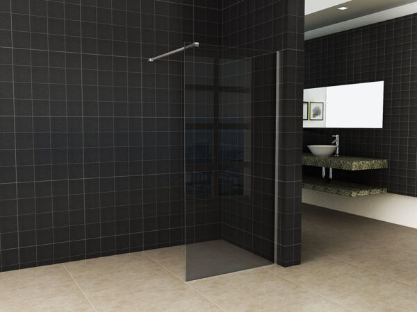 Slim glasplaat 1100 x 2000 x 8 mm nano rookglas 203482