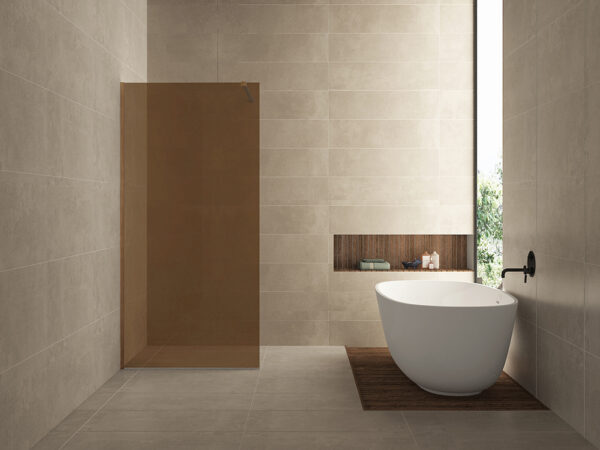 Slim glasplaat 1000 x 2000 x 8 mm nano warm koper glas 203517