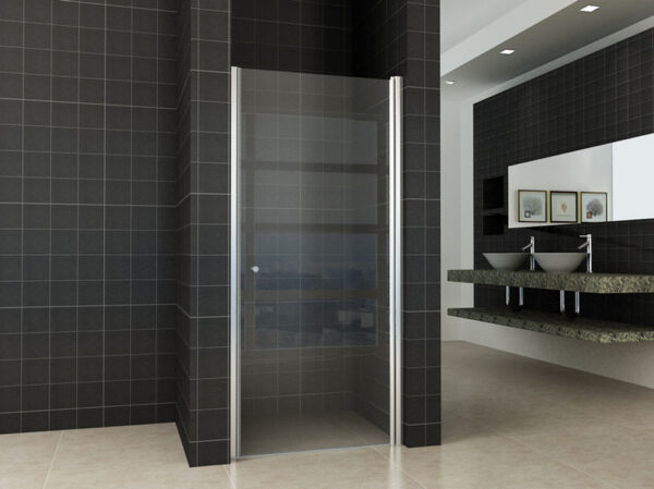 Between nisdeur 900 x 2000 x 8 mm nano helder glas/chroom 203827
