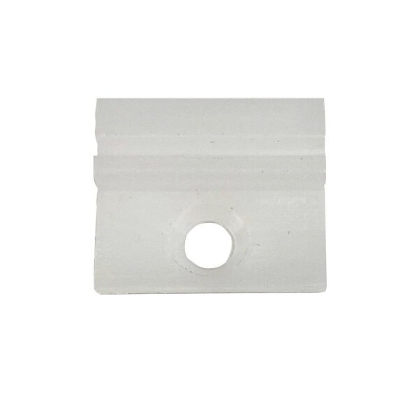 Plastic plaatje voor bevestiging afwerkstrip muurprofiel 206123