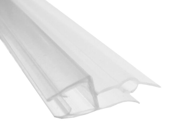 rubberen waterkering 93 x 0,6 cm transparant 206152