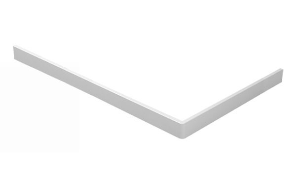 Voorzetpaneel met poten voor douchebak 160 x 90 x 4 cm glans wit 213524