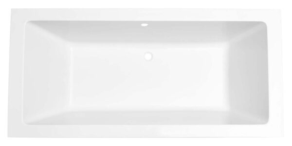 Santino SQ inbouw duo ligbad 180x80x49 cm mat wit 213667
