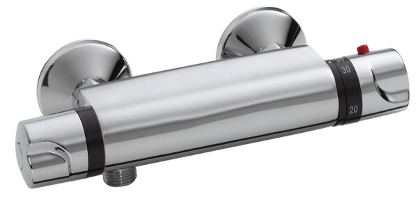 Universele thermostatische douchemengkraan 12cm chroom 233604