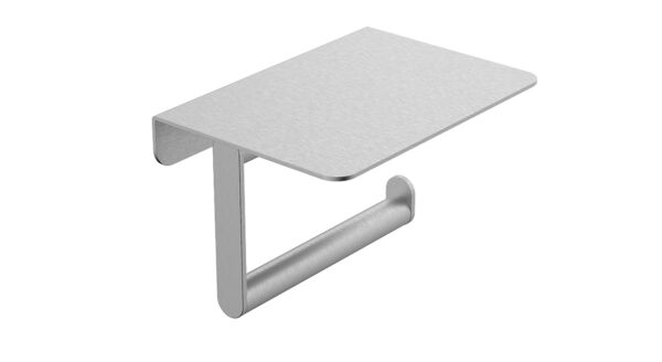Alonzo toiletrolhouder met planchet RVS geborsteld 287062