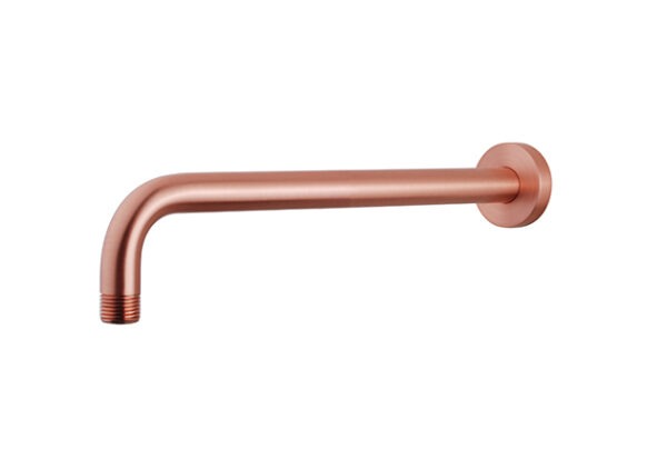 UniMatch douchearm met muurbevestiging 35 cm geborsteld koper 296880
