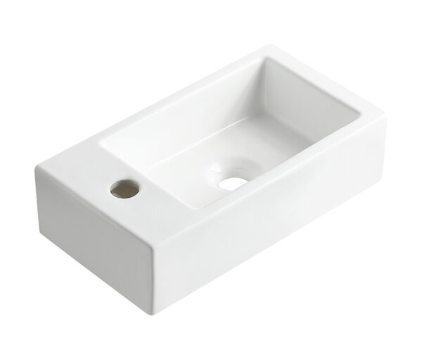 Rhea M fontein links 40 x 22 x 11 cm keramiek glans wit 321493