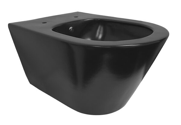 Stereo wandcloset rimless met bidet functie mat zwart 323643