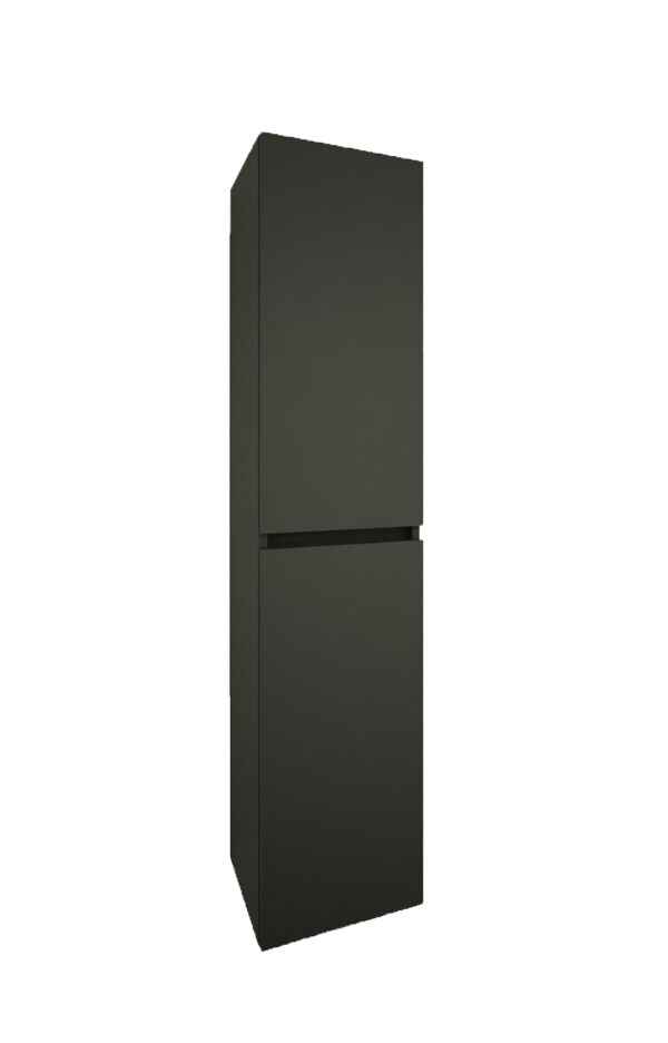 Marmaris kolomkast 160x35x35 cm mat zwart 323660