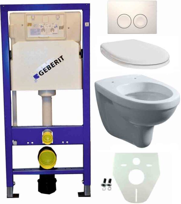 Geberit UP 100 +Trevi wc+zitt.+ Delta 25 wit 324893