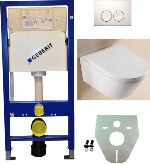 Geberit UP 100 +Metro wc+zitt.+ Delta 25 wit 324899