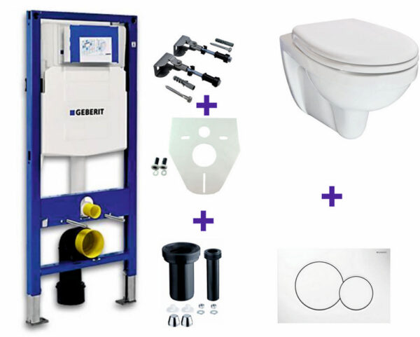 Geberit UP-320 + Trevi one pack + Sigma 01 wit 324910