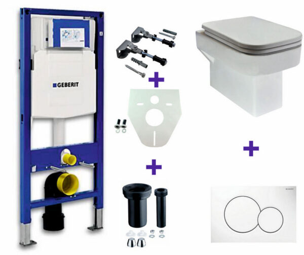 Geberit UP-320 + Carré OnePack + Sigma 01 wit 324912