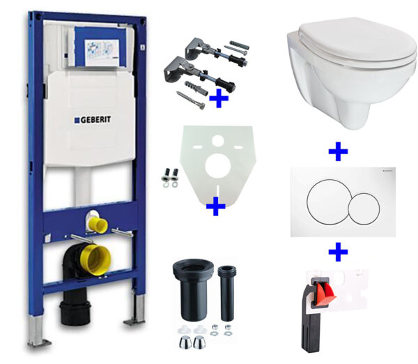 Geberit UP-320 + toiletblokhouder + Trevi O.P. + Sigma 01 wit 324913