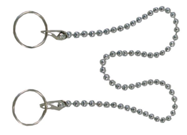 Kogelketting chroom 50cm 334071