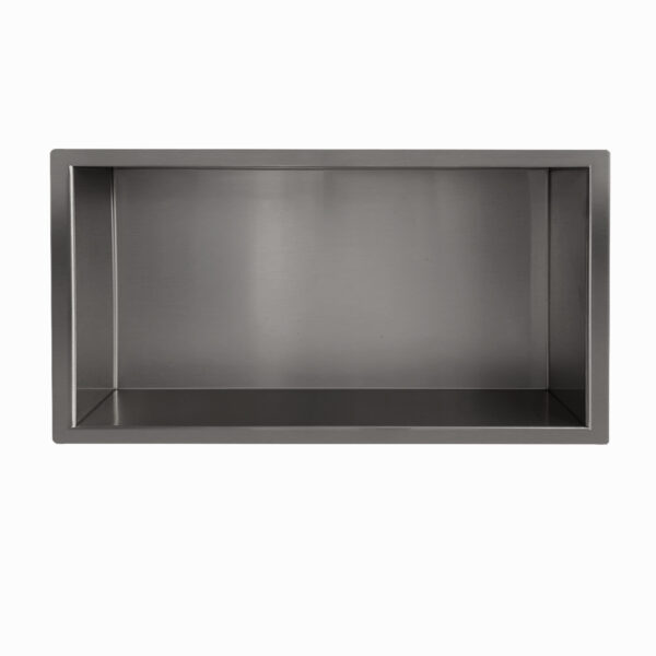 Demis inbouwnis 30 x 60 x 10 cm gunmetal 334269