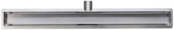 Douchegoot met flens en tegelrooster 50 x 7 cm RVS 334270