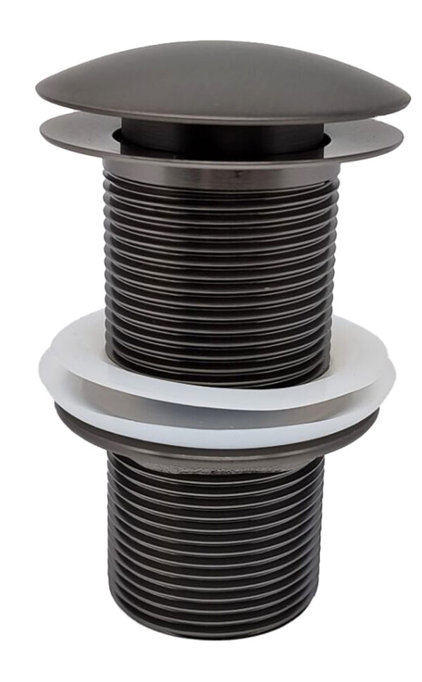 UniMatch clickwaste afvoerplug verlengd 5/4" gunmetal 334474