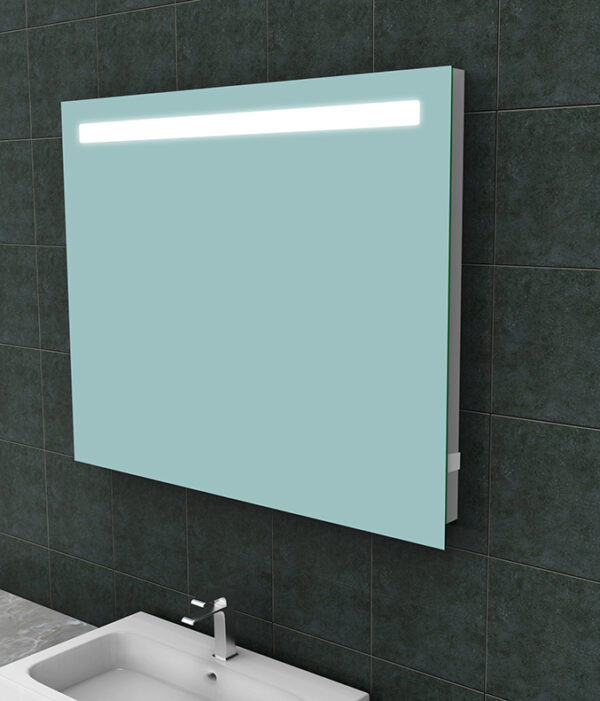 Tigris spiegel rechthoek met LED en stopcontact 100 x 80 cm 383842