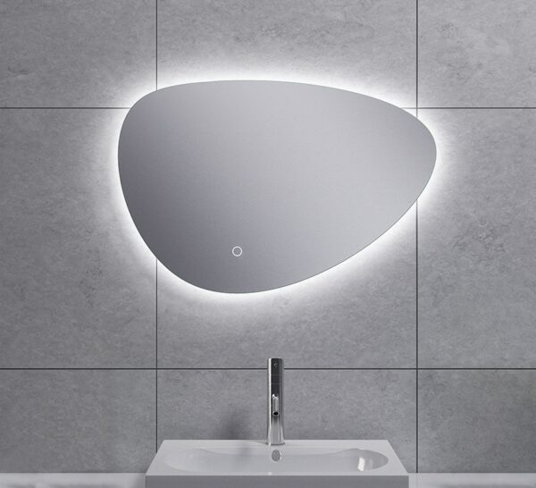 Uovo spiegel ovaal met LED, dimbaar 60 cm 384162