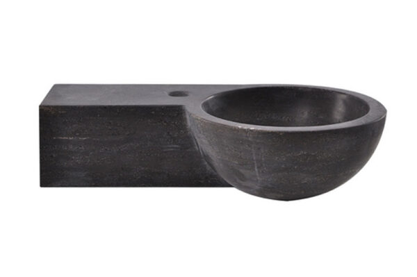 Raw fontein links rond 40x23x10 cm hardsteen gezoet 393522
