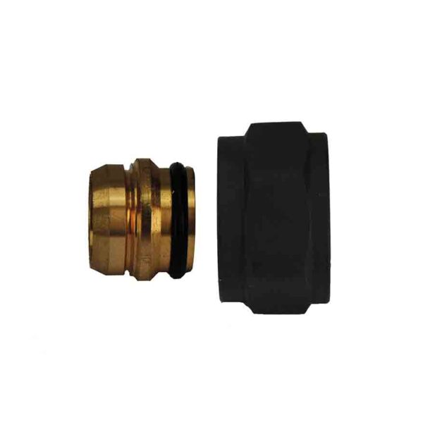 adaptor eurokonus/knel 15mm mat zwart 433585