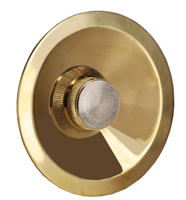 Gevelkom 1/2x15 Cap. Messing 534405