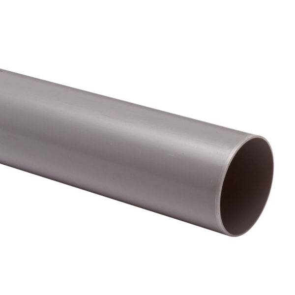 Afvoerbuis HWA PVC Komo 70 x 1 x 4000 mm grijs 622053