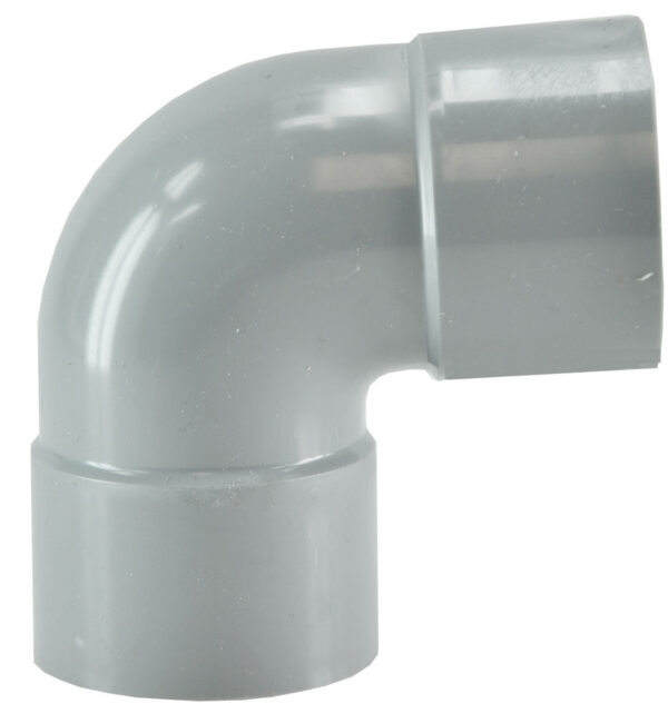 Afvoerbocht dubbele mof 110 mm 90 graden PVC 623519