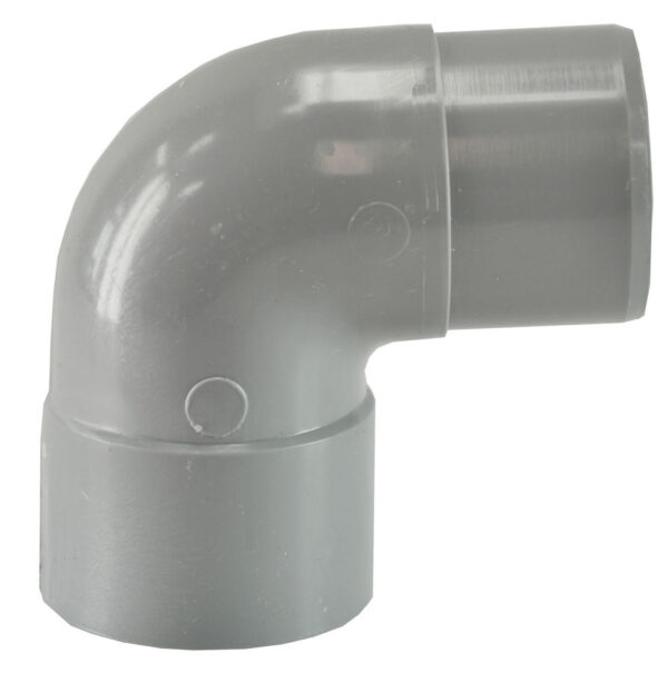 Afvoerbocht mof 32 mm x spie 32 mm 90 graden PVC 623521