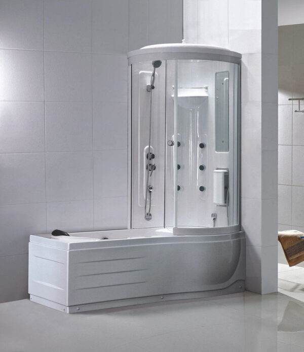 Ritual rechts bad/douche 170x85 h 218 cm veiligheidsglas 6 mm 10128
