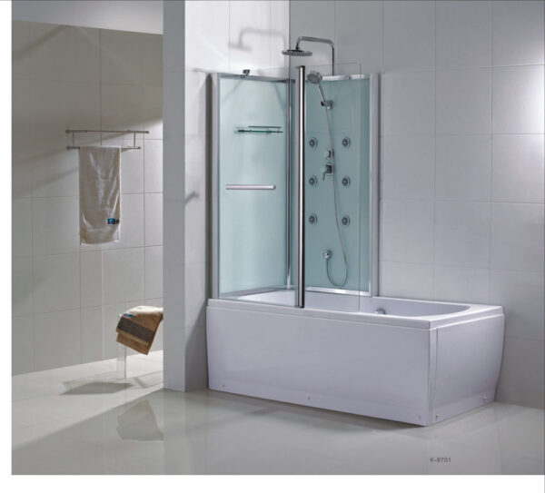 Vanity links bad/douche 170x85 h 218 veiligheidsglas 5 mm 10131