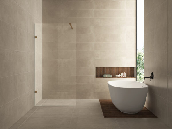 Less inloopdouche 900 x 2000 x 8 mm nano helder glas/geborsteld brons koper 203369