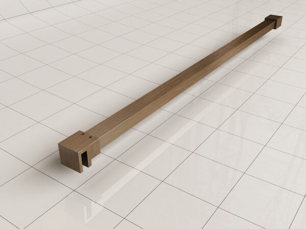 Slim stabilisatiestang 120 cm geborsteld brons koper 203416
