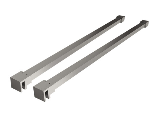 Slim set stabilisatiestangen 120 cm voor vrijstaande inloopdouches chroom 203460