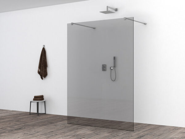 Slim glasplaat 1400 x 2000 x 8 mm nano rookglas 203489