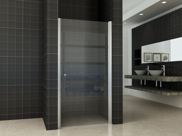 Between nisdeur 1000 x 2000 x 8 mm nano helder glas/chroom 203828