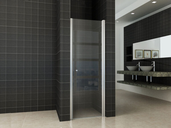 Between nisdeur 600 x 2000 x 8 mm nano helder glas/chroom 203829
