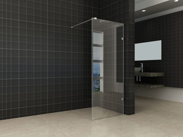 Less inloopdouche 700 x 2000 x 8 mm nano helder glas/chroom 203982