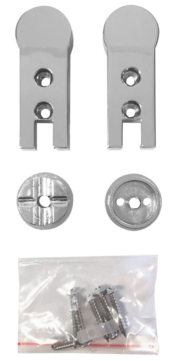 Scharnierset voor deur chroom 206054