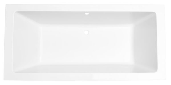 Santino SQ inbouw duo ligbad 180x80x49 cm acryl glans wit 213657