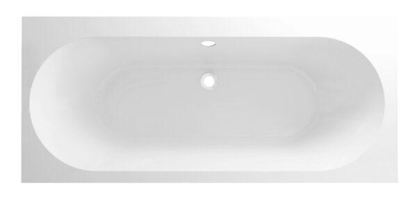 Portus RD inbouw duo ligbad 180x80x49 cm mat wit 213665