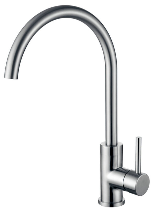 Austin keukenkraan met coldstart geborsteld RVS 243700