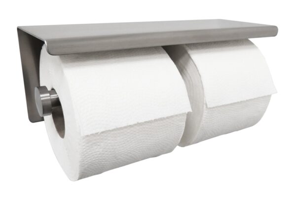 Brush dubbele toiletrolhouder RVS 243841