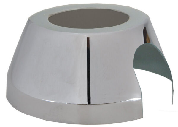 Rozet voor muurplaatkoppeling 1/2" x 12 mm chroom 253638
