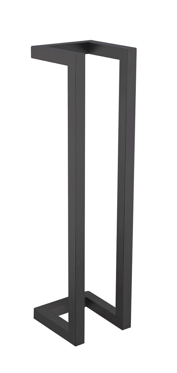 Loft handdoekrek 50 x 12.5 x 12.5 cm mat zwart 287011