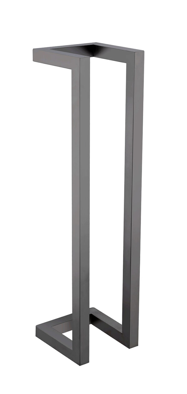 Loft handdoekrek 50 x 12.5 x 12.5 cm gunmetal PVD 287012