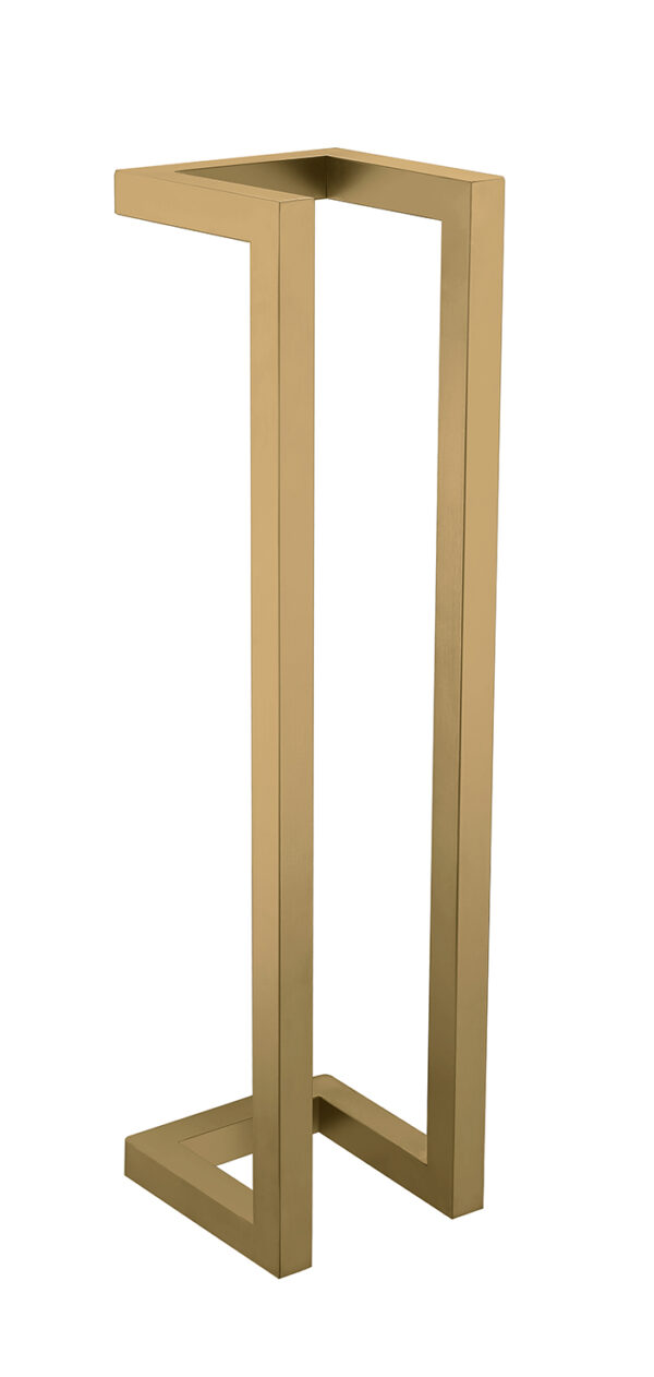 Loft handdoekrek 50 x 12.5 x 12.5 cm geborsteld messing PVD 287013