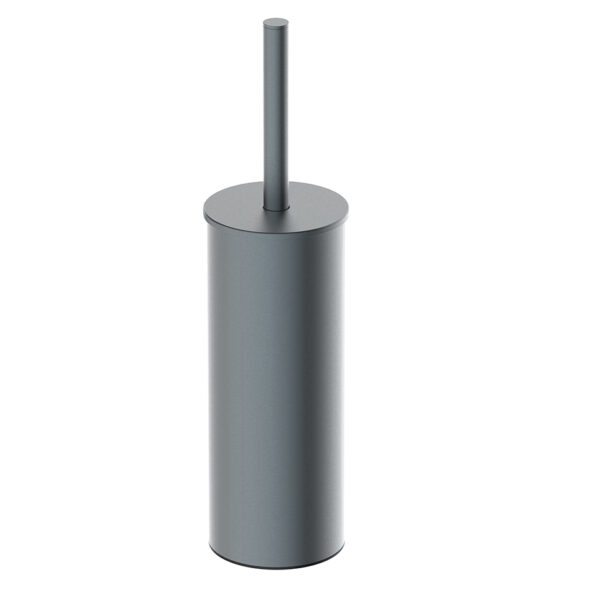 Alonzo vrijstaande toiletborstel met houder gunmetal PVD 287054