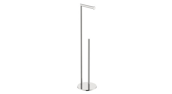 Alonzo toiletrolhouder met reserverolhouder vrijstaand chroom 289010